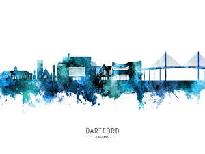 Dartford England Skyline
