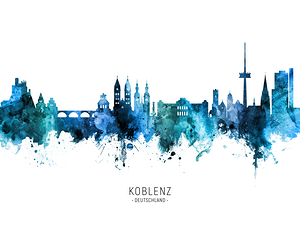 Koblenz Germany Skyline