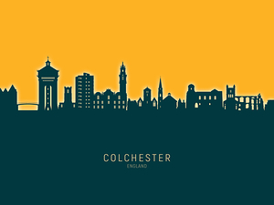 Colchester England Skyline