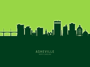 Asheville North Carolina Skyline