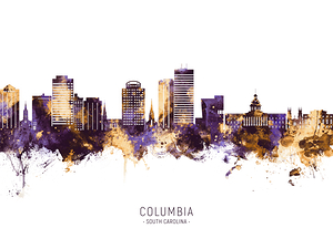 Columbia South Carolina Skyline