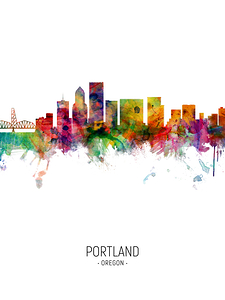 Portland Oregon Skyline