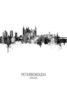 Peterborough England Skyline