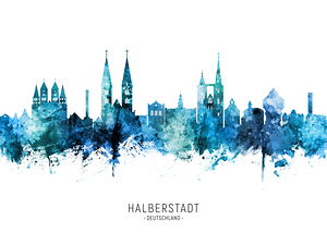 Halberstadt Germany Skyline