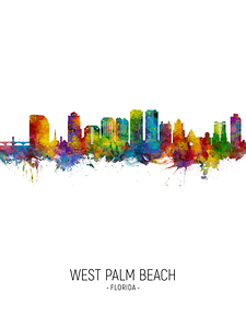 West Palm Beach Florida Skyline