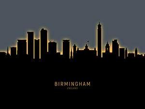 Birmingham England Skyline