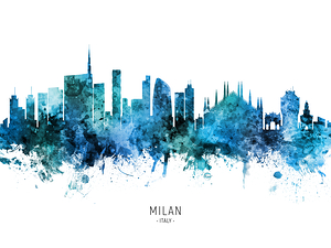 Milan Italy Skyline