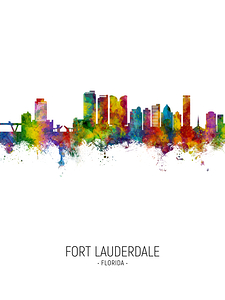 Fort Lauderdale Florida Skyline