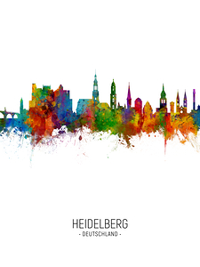 Heidelberg Germany Skyline