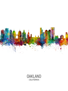 Oakland California Skyline