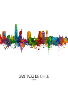 Santiago de Chile Skyline