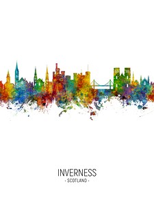 Inverness Scotland Skyline
