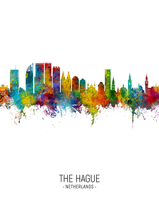 The Hague Netherlands Skyline