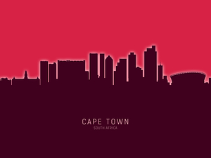 Cape Town South Africa Skyline
