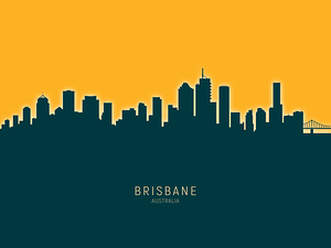 Brisbane Australia Skyline