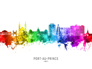 Port au Prince Haiti Skyline