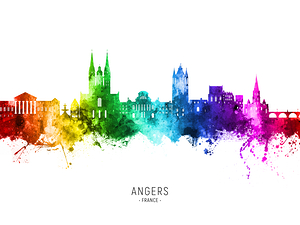 Angers France Skyline