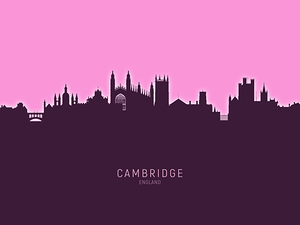 Cambridge England Skyline