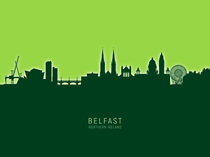 Belfast Northern Ireland Skyline