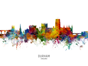 Durham England Skyline Cityscape