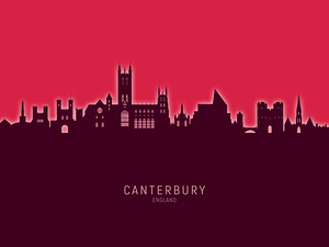 Canterbury England Skyline