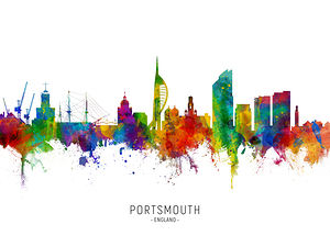 Portsmouth England Skyline