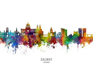 Galway Ireland Skyline
