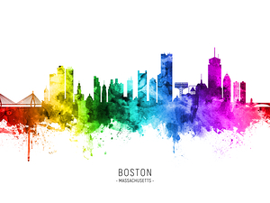Boston Massachusetts Skyline