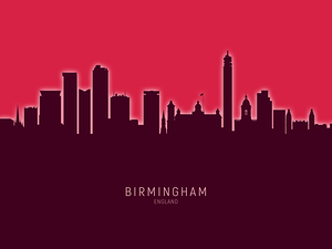 Birmingham England Skyline