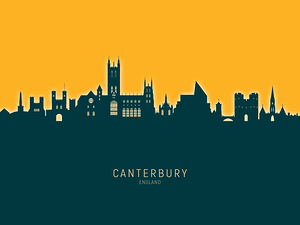 Canterbury England Skyline