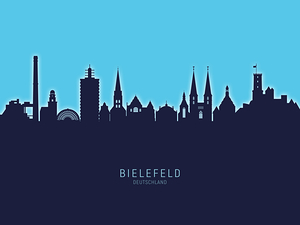 Bielefeld Germany Skyline