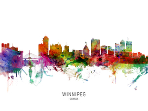 Winnipeg Canada Skyline