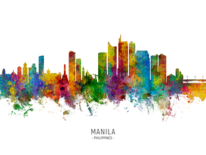 Manila Philippines Skyline