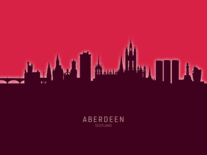 Aberdeen Scotland Skyline