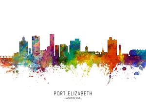 Port Elizabeth South Africa Skyline