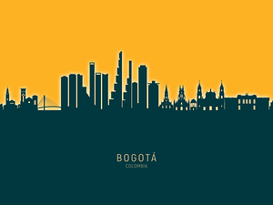 Bogota Colombia Skyline