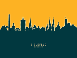 Bielefeld Germany Skyline