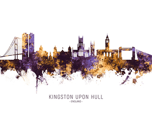 Kingston upon Hull England Skyline