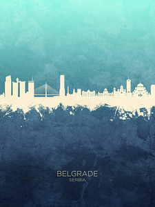 Belgrade Serbia Skyline