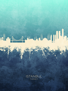 Istanbul Turkey Skyline