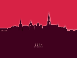 Bern Switzerland Skyline