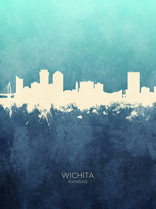 Wichita Kansas Skyline