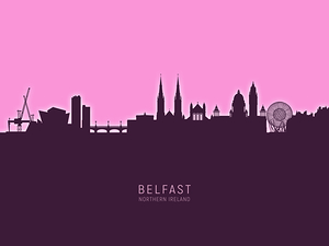 Belfast Northern Ireland Skyline
