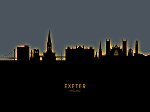 Exeter England Skyline