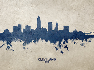 Cleveland Ohio Skyline