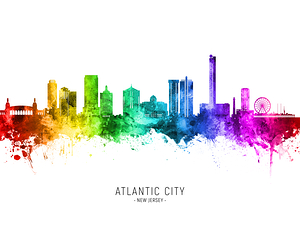 Atlantic City New Jersey Skyline