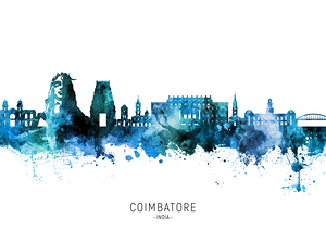 Coimbatore Skyline India