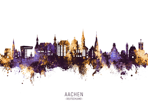 Aachen Germany Skyline