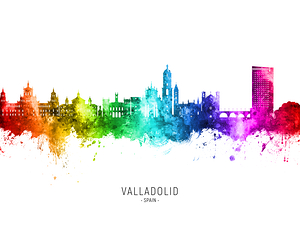 Valladolid Spain Skyline