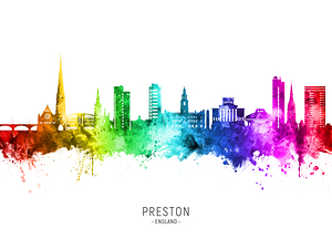 Preston England Skyline